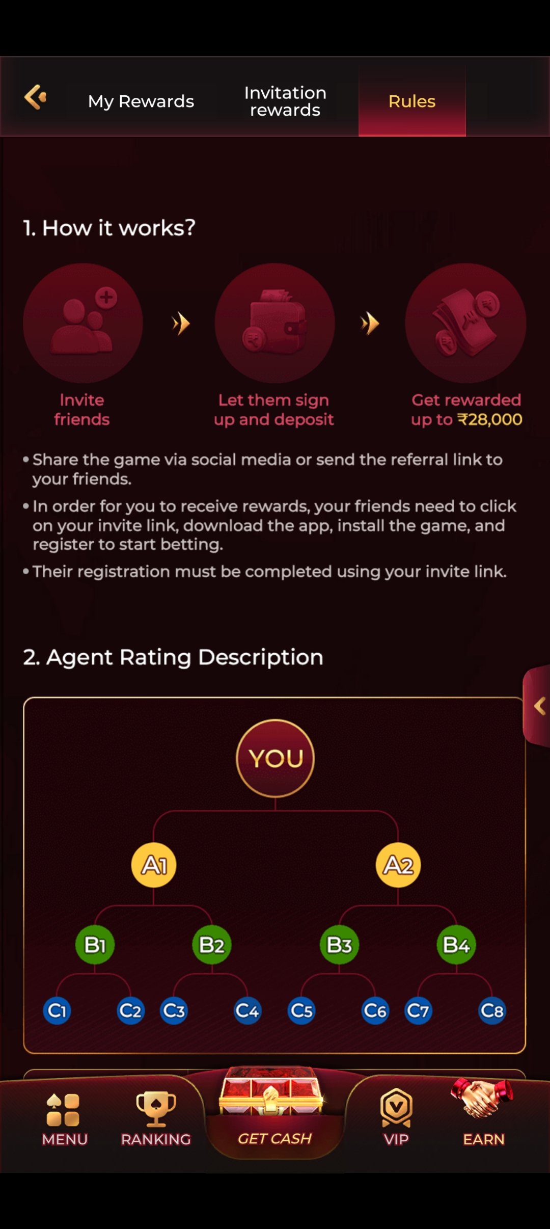 ic7 game wallet and deposit screen showing UPI options